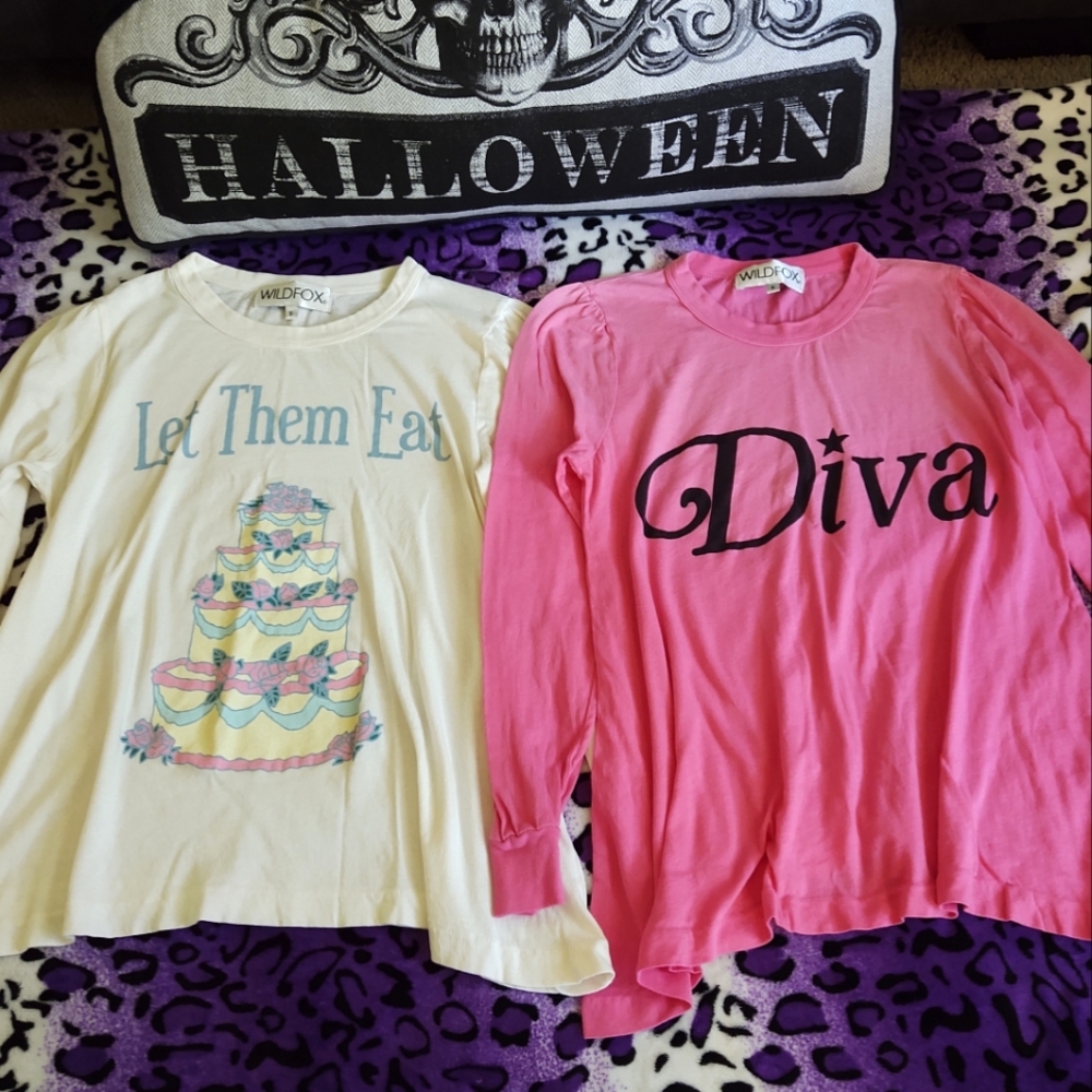 Set Of Wildfox Shirts